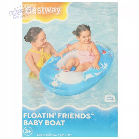 Ponton dla dzieci do pływania delfin Bestway 34037 Ponton dla dzieci do pływania delfin Bestway 34037