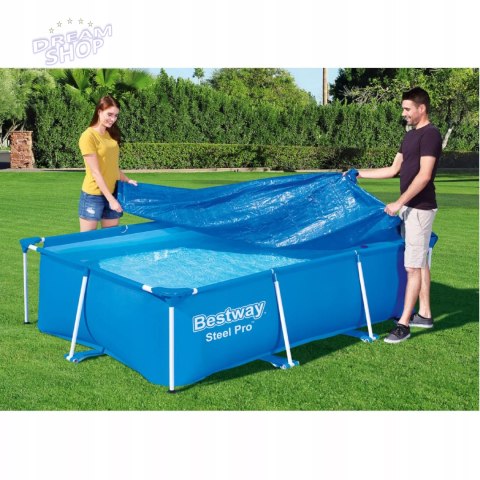 Przykrycie 264 x 174cm na basen stelażowy Bestway 58105