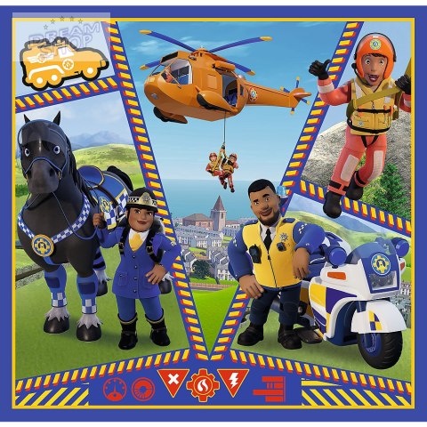 Puzzle "3in1" - Dzień Strażaka Sama Trefl 34868 Puzzle "3in1" - Dzień Strażaka Sama Trefl 34868