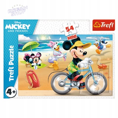 Puzzle 54 mini Mickey i przyjaciele 54 elementy Trefl 19712