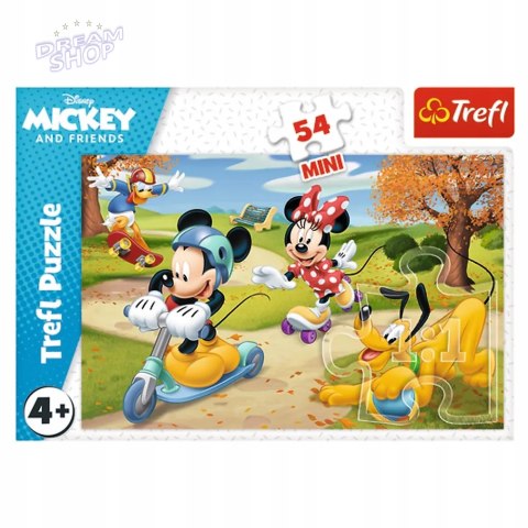 Puzzle 54 mini Mickey i przyjaciele 54 elementy Trefl 19713