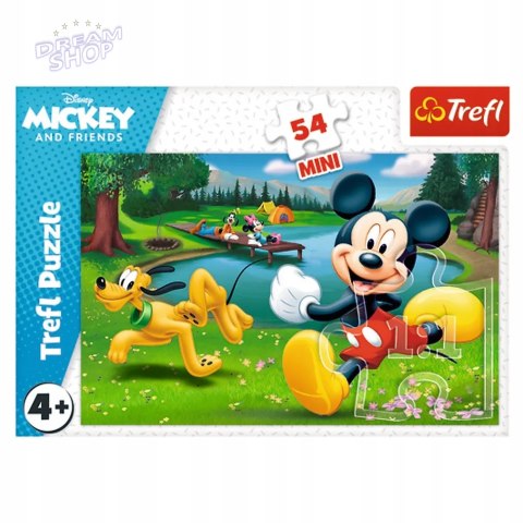 Puzzle 54 mini Mickey i przyjaciele 54 elementy Trefl 19715