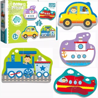 Puzzle Baby Classic pojazdy transportowe 1+ Trefl 36075