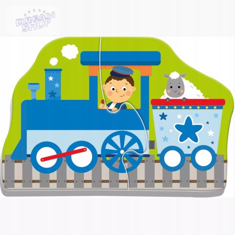Puzzle Baby Classic pojazdy transportowe 1+ Trefl 36075 Puzzle Baby Classic pojazdy transportowe 1+ Trefl 36075