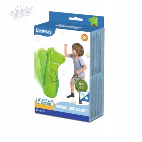 Worek dmuchany bokserski treningowy dla dzieci dinozaur Bestway 52152Z Worek dmuchany bokserski treningowy dla dzieci dinozaur Bestway 52152Z