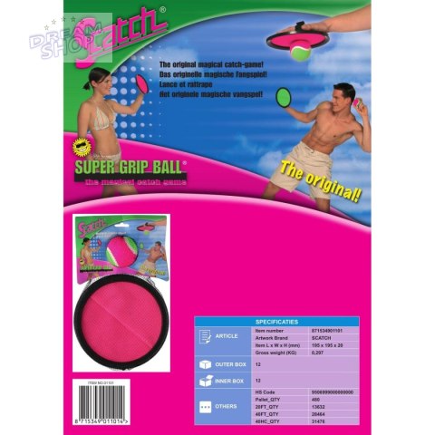 ZESTAW CATCH BALL ŚR. 19,3CM SCATCH ZESTAW CATCH BALL ŚR. 19,3CM SCATCH