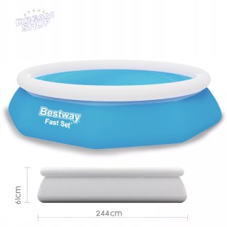 Basen rozporowy ogrodowy 244x61cm Bestway 57448
