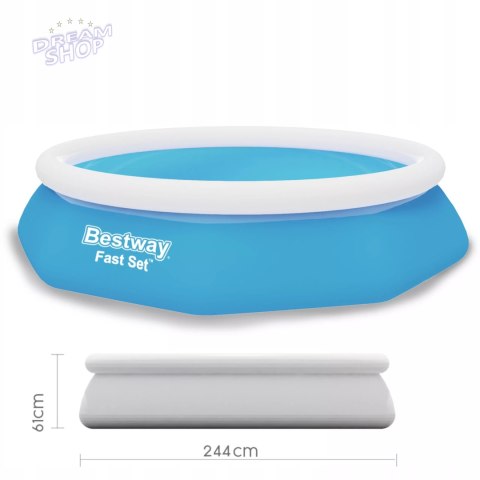 Basen rozporowy ogrodowy 244x61cm Bestway 57448 Basen rozporowy ogrodowy 244x61cm Bestway 57448