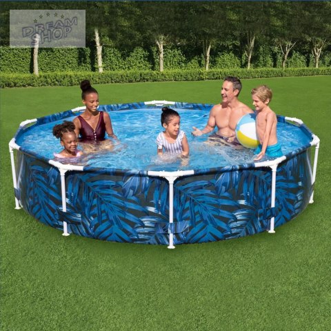 Basen stelażowy ogrodowy okrągły 305 x 66cm Bestway 56985 Basen stelażowy ogrodowy okrągły 305 x 66cm Bestway 56985