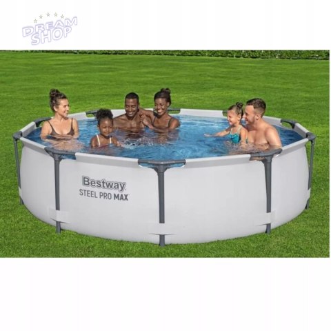 Basen stelażowy ogrodowy okrągły 305 x 76 cm Bestway 56406 Basen stelażowy ogrodowy okrągły 305 x 76 cm Bestway 56406