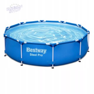 Basen stelażowy z pompą flirtującą ogrodowy okrągły Bestway 56679