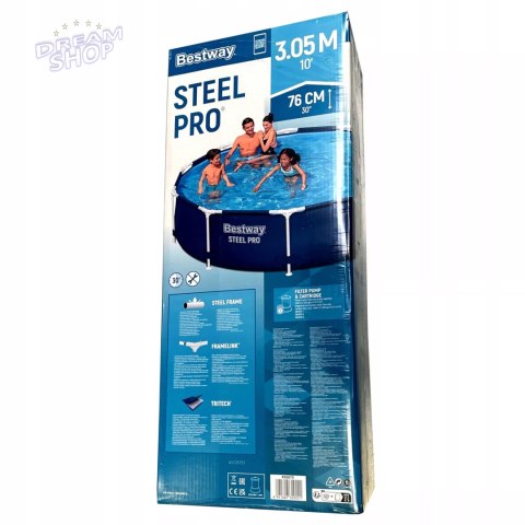 Basen stelażowy z pompą flirtującą ogrodowy okrągły Bestway 56679 Basen stelażowy z pompą flirtującą ogrodowy okrągły Bestway 56679