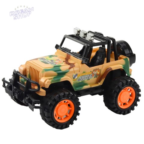 Duży Samochód Terenowy Militarny Off-Road Beżowy Duży Samochód Terenowy Militarny Off-Road Beżowy