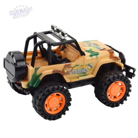 Duży Samochód Terenowy Militarny Off-Road Beżowy Duży Samochód Terenowy Militarny Off-Road Beżowy