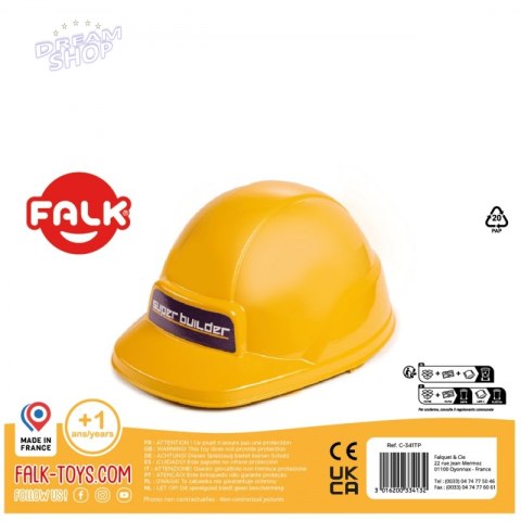 FALK Żółty Kask Class 3-7 Lat FALK Żółty Kask Class 3-7 Lat