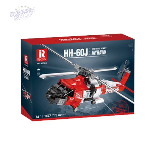 Klocki Konstrukcyjne Helikopter Ratunkowy HH-60J Jayhawk 1137el Klocki Konstrukcyjne Helikopter Ratunkowy HH-60J Jayhawk 1137el