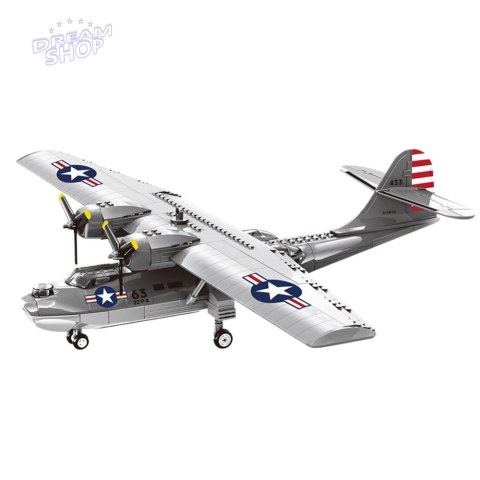 Klocki Konstrukcyjne Samolot PBY-5A Catalina 364el