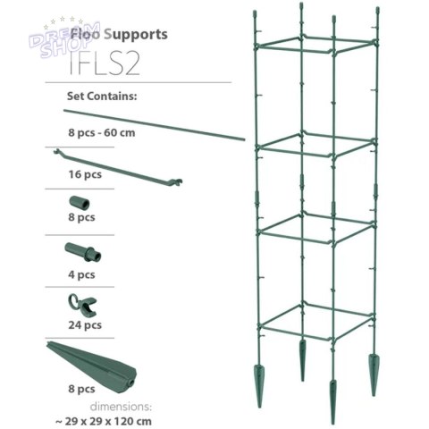 PODPORA DO ROŚLIN FLOO SUPPORTS - ZIELONY LEŚNY
