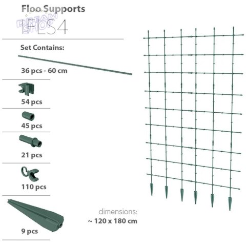 PODPORA DO ROŚLIN FLOO SUPPORTS - ZIELONY LEŚNY PODPORA DO ROŚLIN FLOO SUPPORTS - ZIELONY LEŚNY