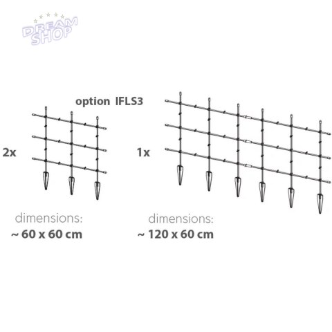 PODPORA DO ROŚLIN FLOO SUPPORTS - ZIELONY LEŚNY