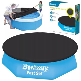 Przykrycie na basen z kołnierzem śr. 244cm Bestway 58032