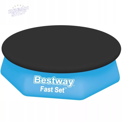 Przykrycie na basen z kołnierzem śr. 244cm Bestway 58032