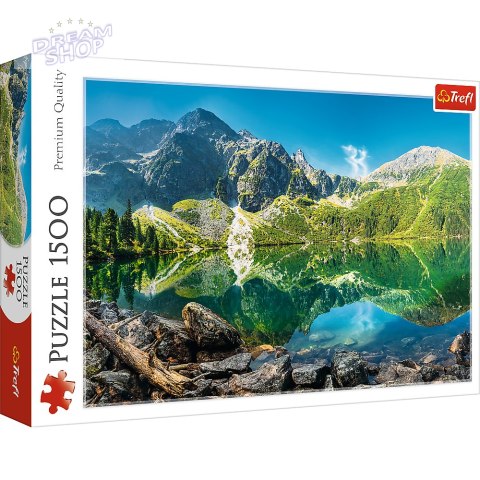 Puzzle -1500- Jezioro Morskie Oko, Tatry, Polska 26167