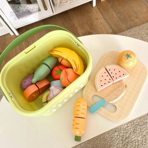 TOOKY TOY Drewniany Zestaw Żywność Warzywa Owoce TOOKY TOY Drewniany Zestaw Żywność Warzywa Owoce
