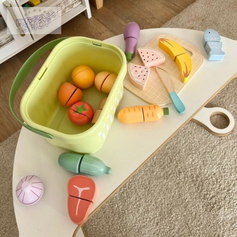 TOOKY TOY Drewniany Zestaw Żywność Warzywa Owoce TOOKY TOY Drewniany Zestaw Żywność Warzywa Owoce