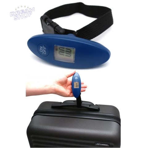 WAGA BAGAŻOWA 50KG PROWORLD NIEBIESKA