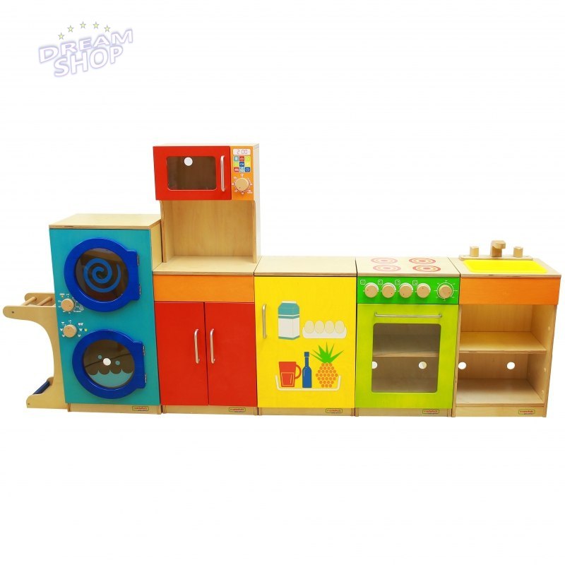 MASTERKIDZ Drewniana Pralka-Suszarka MASTERKIDZ Drewniana Pralka-Suszarka