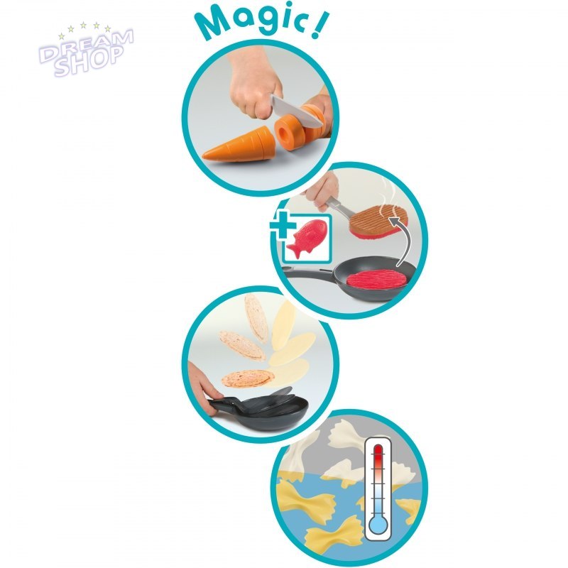 Smoby Kuchnia Dla Dzieci Evolutive Grand Chef 43 Akc. Taboret Smoby Kuchnia Dla Dzieci Evolutive Grand Chef 43 Akc. Taboret