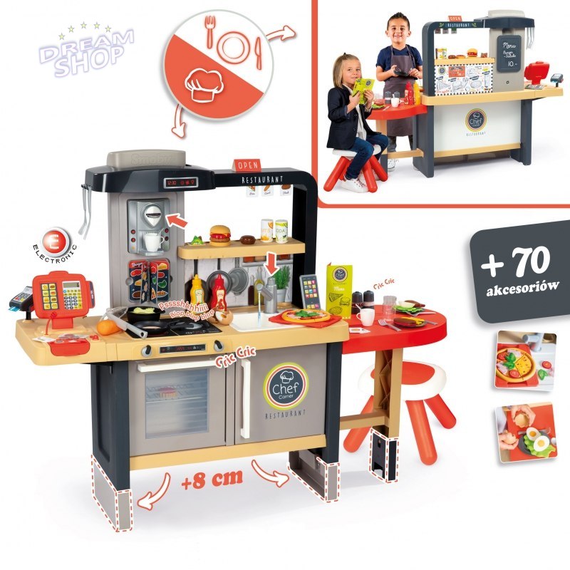 Smoby Restauracja Szefa Kuchni Kuchnia Dla Dzieci Smoby Restauracja Szefa Kuchni Kuchnia Dla Dzieci