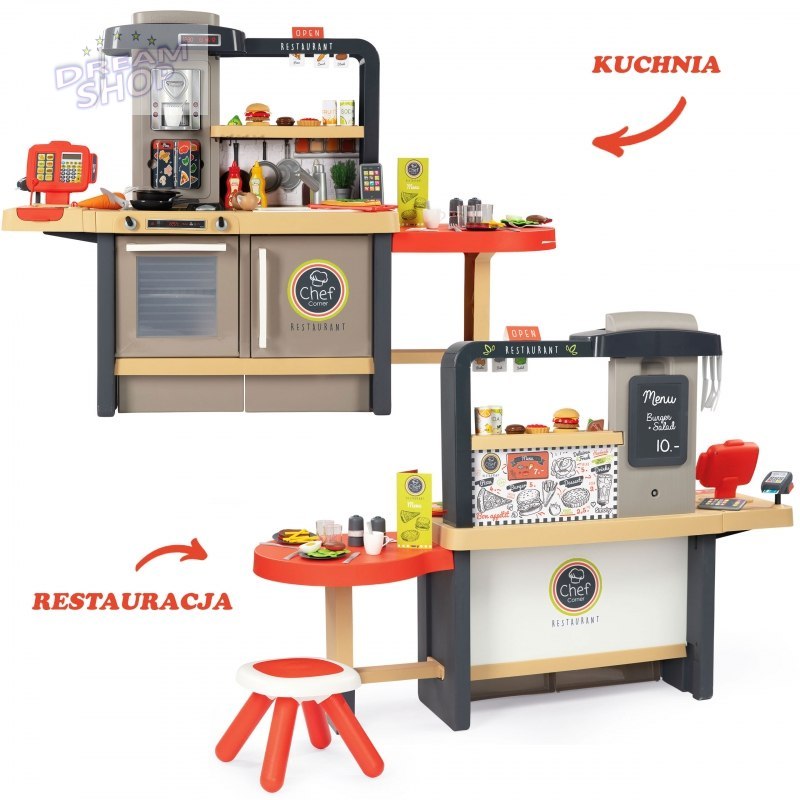 Smoby Restauracja Szefa Kuchni Kuchnia Dla Dzieci Smoby Restauracja Szefa Kuchni Kuchnia Dla Dzieci
