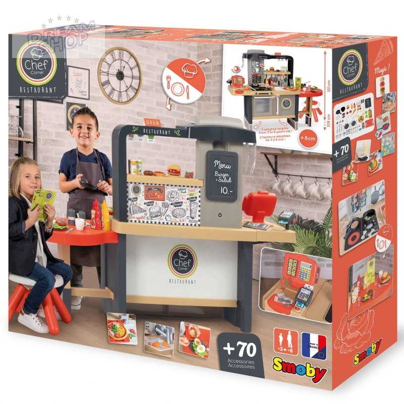Smoby Restauracja Szefa Kuchni Kuchnia Dla Dzieci Smoby Restauracja Szefa Kuchni Kuchnia Dla Dzieci