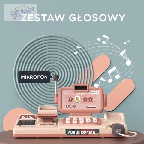 WOOPIE Kasa Sklepowa Dla Dzieci Skaner Waga Mikrofon + 25 Akcesoriów WOOPIE Kasa Sklepowa Dla Dzieci Skaner Waga Mikrofon + 25 Akcesoriów