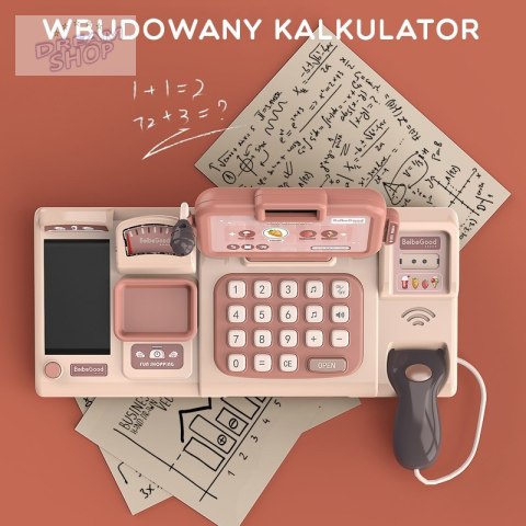 WOOPIE Kasa Sklepowa Dla Dzieci Skaner Waga Mikrofon + 25 Akcesoriów WOOPIE Kasa Sklepowa Dla Dzieci Skaner Waga Mikrofon + 25 Akcesoriów
