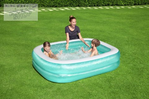 Basen do nadmuchania dla dzieci 3+ Laguna 201x150x51cm BESTWAY + Łatka naprawcza