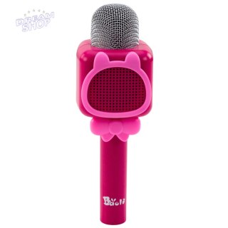 Bezprzewodowy Mikrofon Bluetooth Do Karaoke Nagrywanie Zmiana Głosu Różowy
