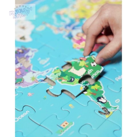 Classic World Puzzle Mapa Świata