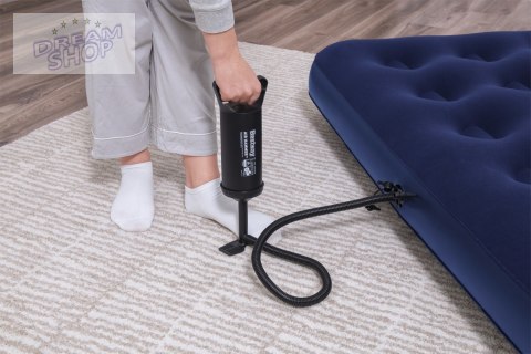Dmuchany Materac do spania Queen 2-osobowy flokowany BESTWAY 203x152x22cm + Pompka + 2 Poduszki Dmuchany Materac do spania Queen 2-osobowy flokowany BESTWAY 203x152x22cm + Pompka + 2 Poduszki
