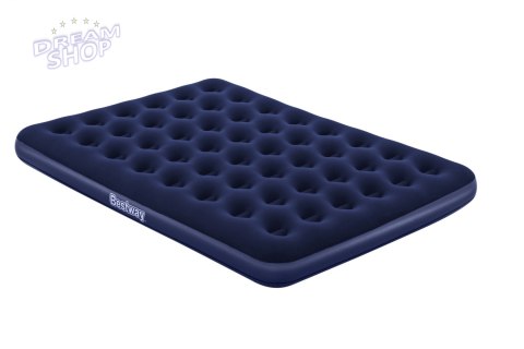 Dmuchany Materac turystyczny do spania 2-osobowy flokowany BESTWAY 203x152x22cm + Zestaw naprawczy Dmuchany Materac turystyczny do spania 2-osobowy flokowany BESTWAY 203x152x22cm + Zestaw naprawczy