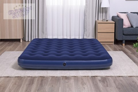 Dmuchany Materac turystyczny do spania 2-osobowy flokowany BESTWAY 203x152x22cm + Zestaw naprawczy Dmuchany Materac turystyczny do spania 2-osobowy flokowany BESTWAY 203x152x22cm + Zestaw naprawczy