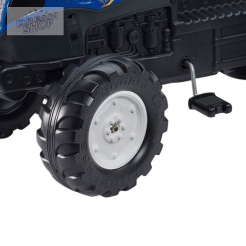 FALK Traktor na Pedały New Holland Duży z Przyczepką od 3 lat FALK Traktor na Pedały New Holland Duży z Przyczepką od 3 lat