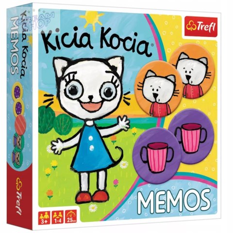 Gra dla dzieci Kicia Kocia Memos Kicia Kocia 3+ Trefl 01894 Gra dla dzieci Kicia Kocia Memos Kicia Kocia 3+ Trefl 01894