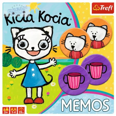 Gra dla dzieci Kicia Kocia Memos Kicia Kocia 3+ Trefl 01894 Gra dla dzieci Kicia Kocia Memos Kicia Kocia 3+ Trefl 01894