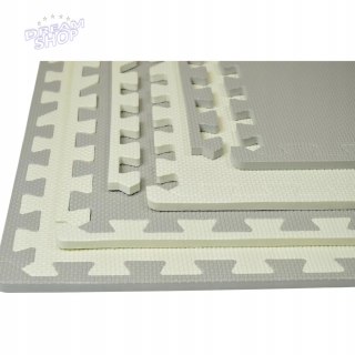 PUZZLE PIANKOWE MATA EVA 4 szt JASNO SZARE CIEMNO SZARE EM1001SZ