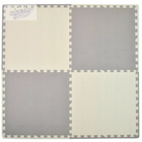 PUZZLE PIANKOWE MATA EVA 4 szt JASNO SZARE CIEMNO SZARE EM1001SZ