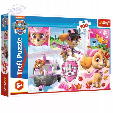 Puzzle Psi Patrol 100 el Skye w akcji Trefl 16368 Puzzle Psi Patrol 100 el Skye w akcji Trefl 16368