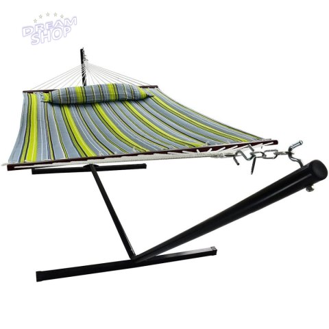 STELAŻ STOJAK DO HAMAKA METALOWY 374x91x111CM